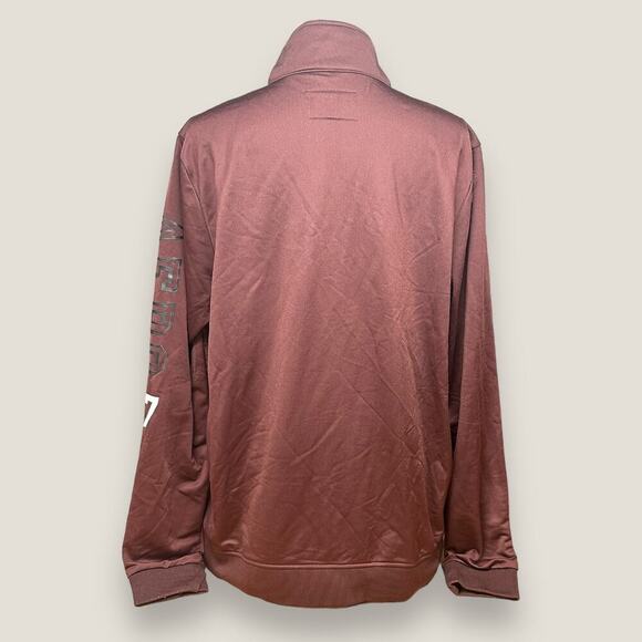 Aeropostale Men’s Burgundy Track Jacket Size: XL, New with Tags - Picture 2 of 6